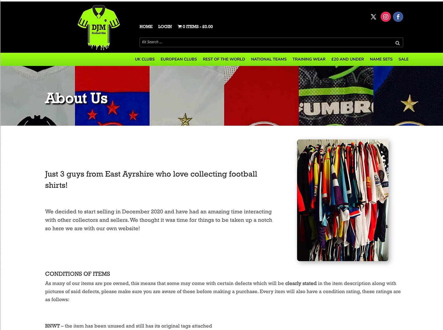 DJM Football Kits