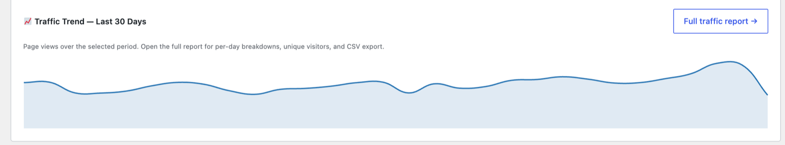 Traffic Trend