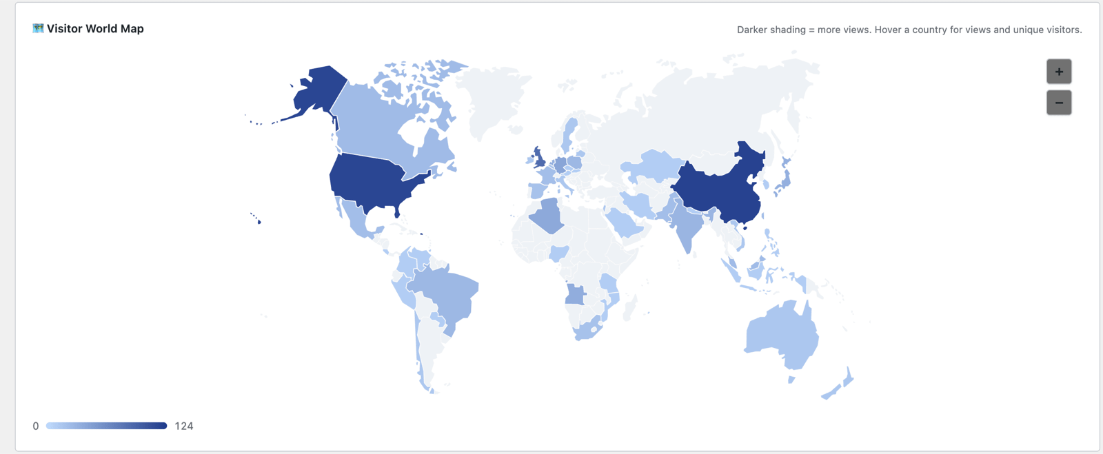 The Visitor World Map