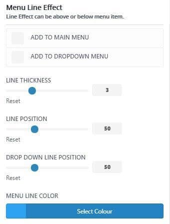 Divi menu hover effect